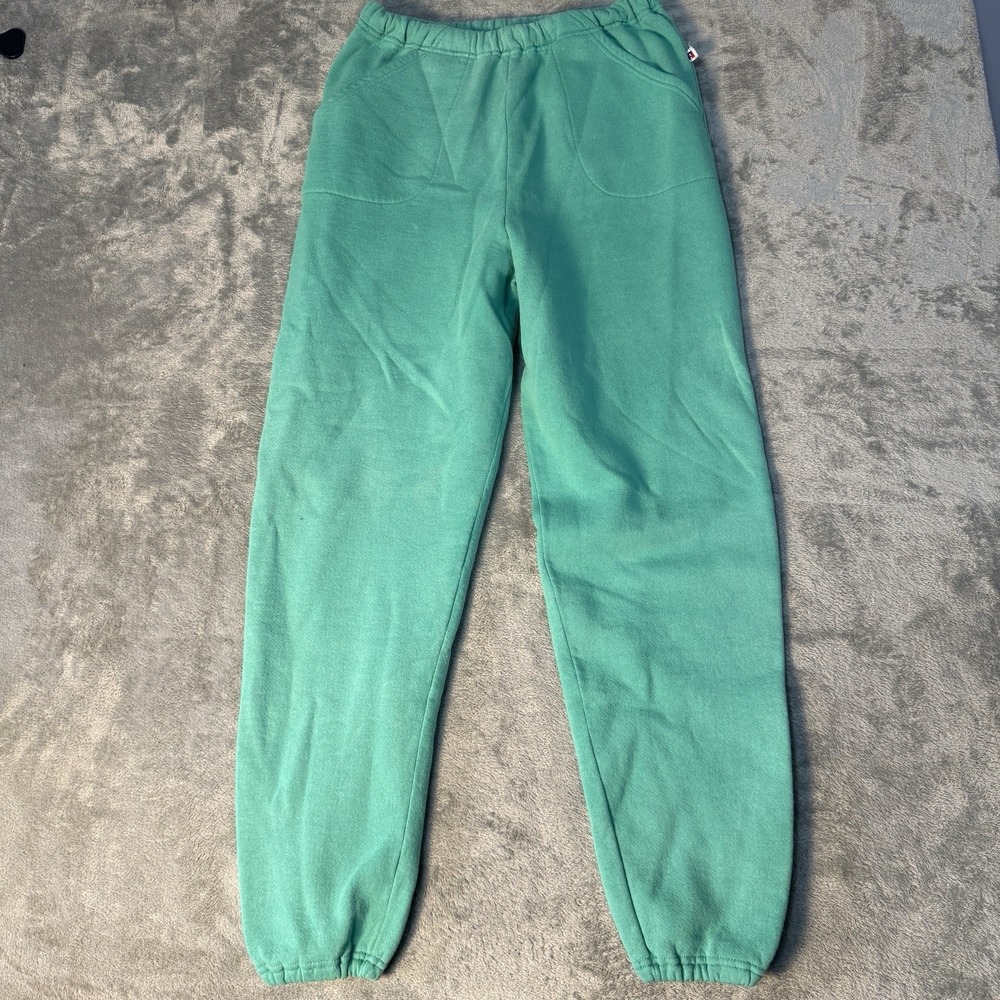 Vintage Russell Athletic Sweatpants Men Large Green USA Made Pocket Joggers